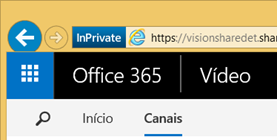 Canais - Office 365 Vídeo